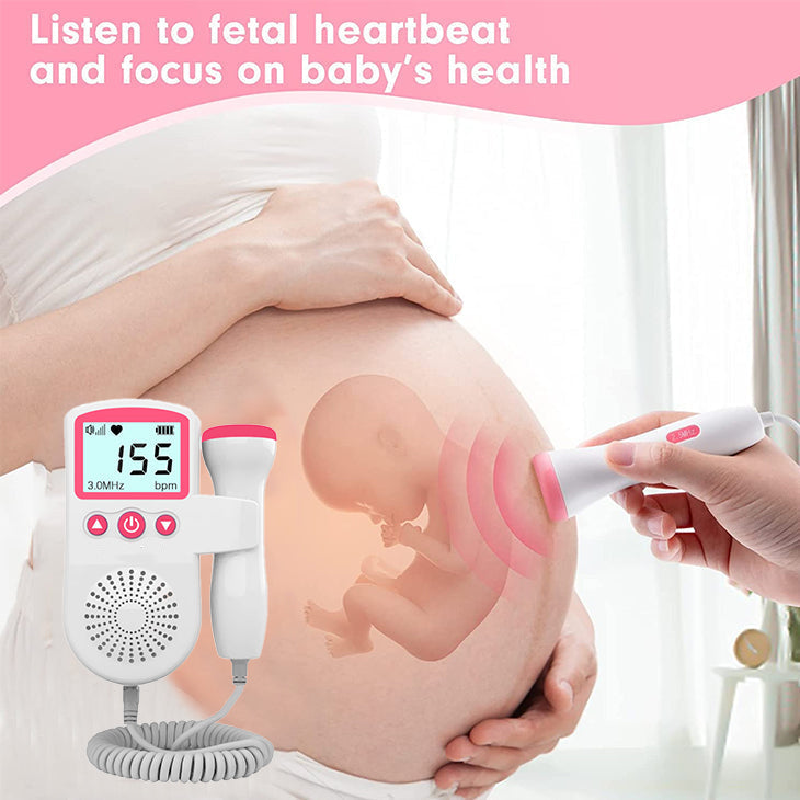At-home Fetal Doppler Ultrasound Baby Heartbeat