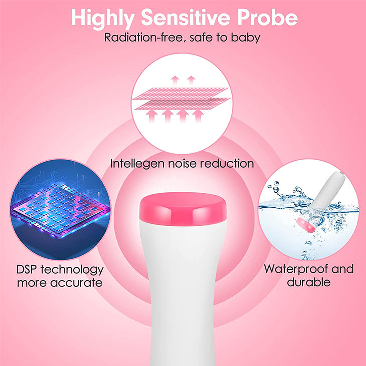 At-home Fetal Doppler Ultrasound Baby Heartbeat