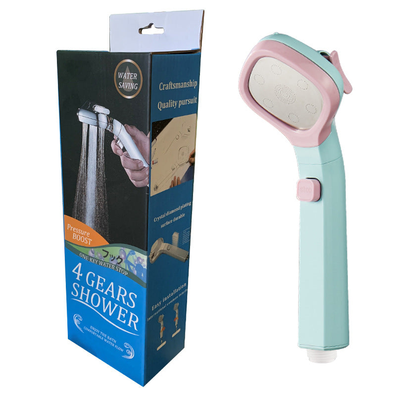 4 Modes Adjustable Pressurized Shower Head