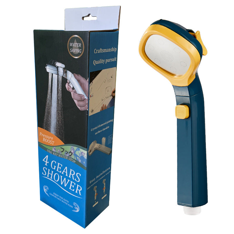 4 Modes Adjustable Pressurized Shower Head