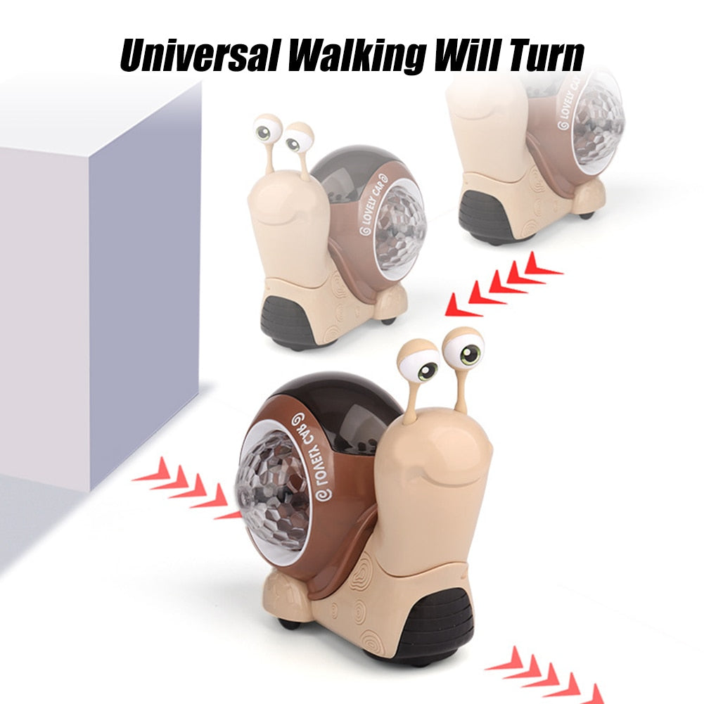 DiscoSnail™ - Crawling Snail Baby Toy