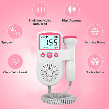 At-home Fetal Doppler Ultrasound Baby Heartbeat