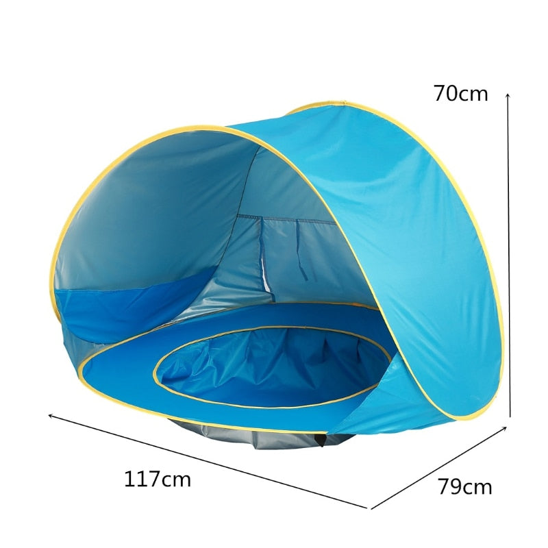 Sun Smart Pop-Up 2-in-1 Shelter and Pool