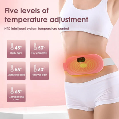 Smart Menstrual Heating Abdominal Massager Pad