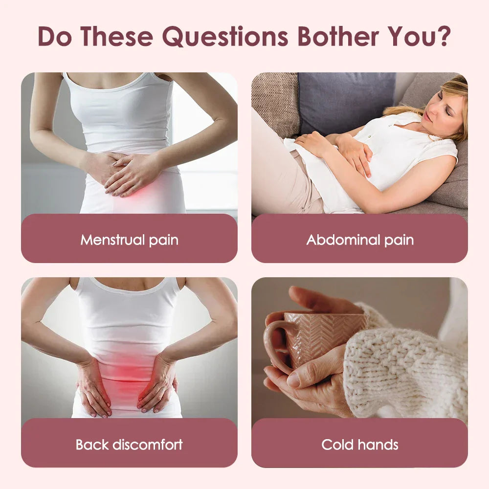 Smart Menstrual Heating Abdominal Massager Pad